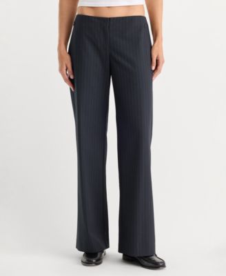 Женские брюки Good American Low-Rise Wide-Leg