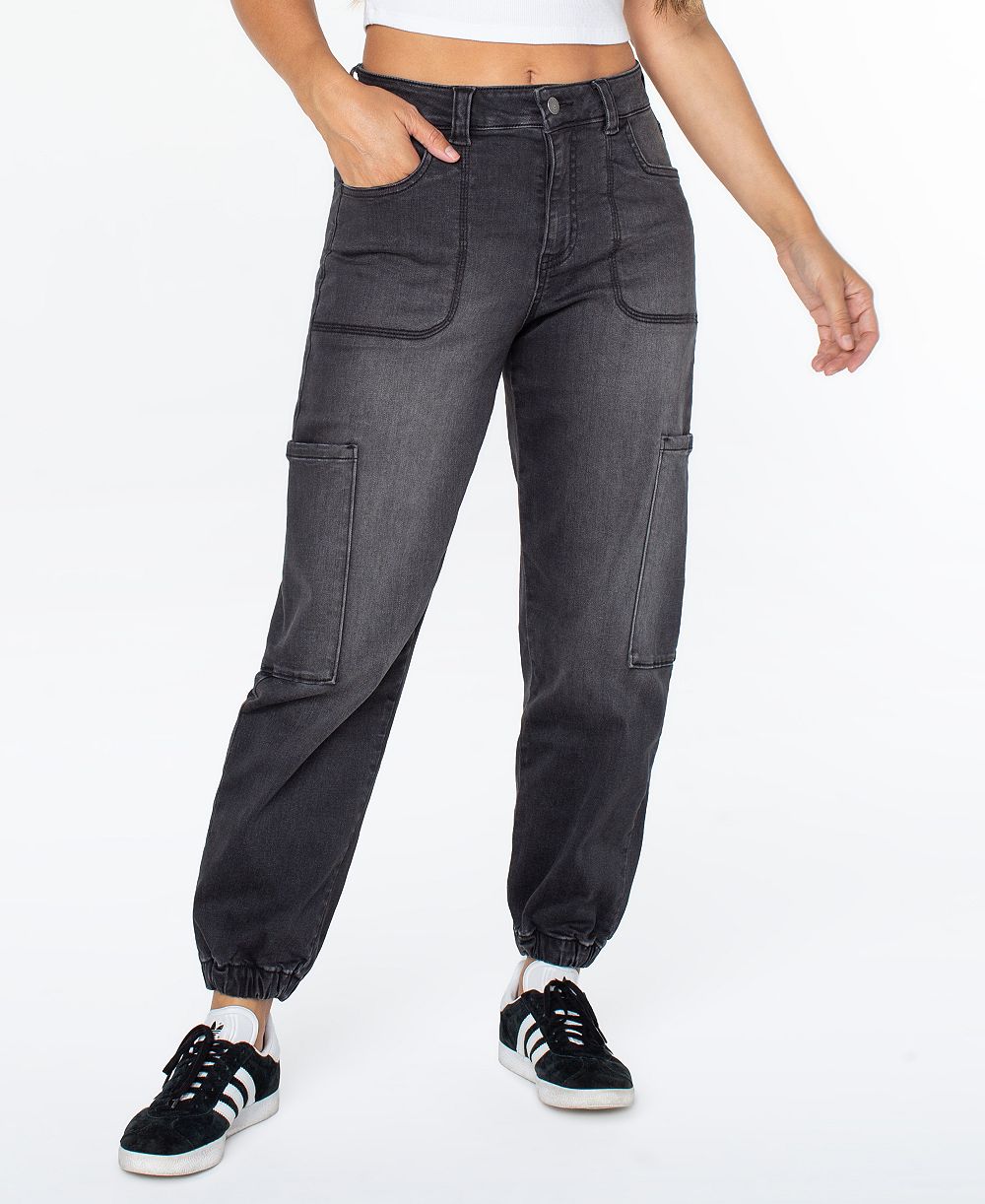 Celebrity Pink Juniors' High-Rise Cargo Jogger Pants