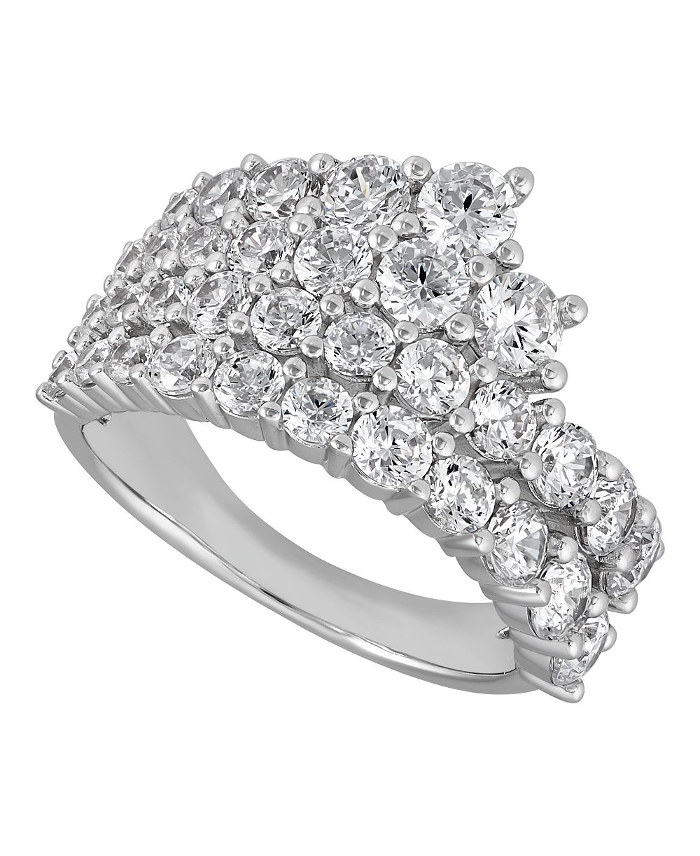 Arabella White Cubic Zirconia Band Ring (5-1/8 ct. t.w.) in Sterling Silver Rhodium