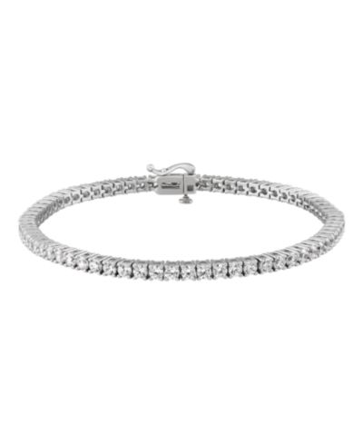 Arabella браслет с белым фианитом (8-5/8 ct. t.w.) из стерлингового серебра