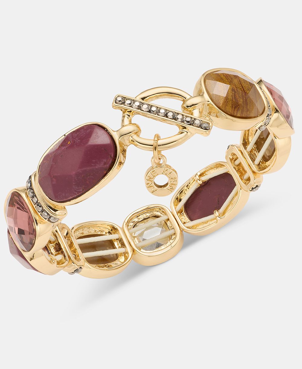 Anne Klein камень растяжка браслет