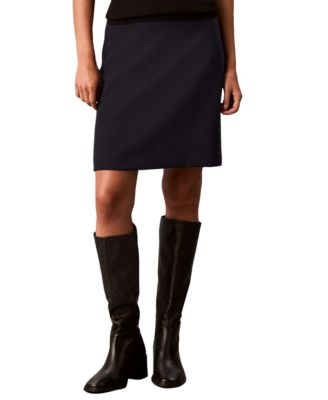 Calvin Klein Women's A-Line Twill Knee-Length Skirt