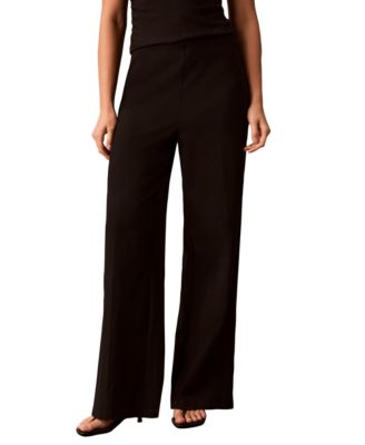 Женские широкие брюки Calvin Klein с высокой посадкой