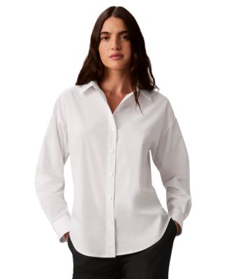 Calvin Klein Women's Easy Care Long-Sleeve Shirt