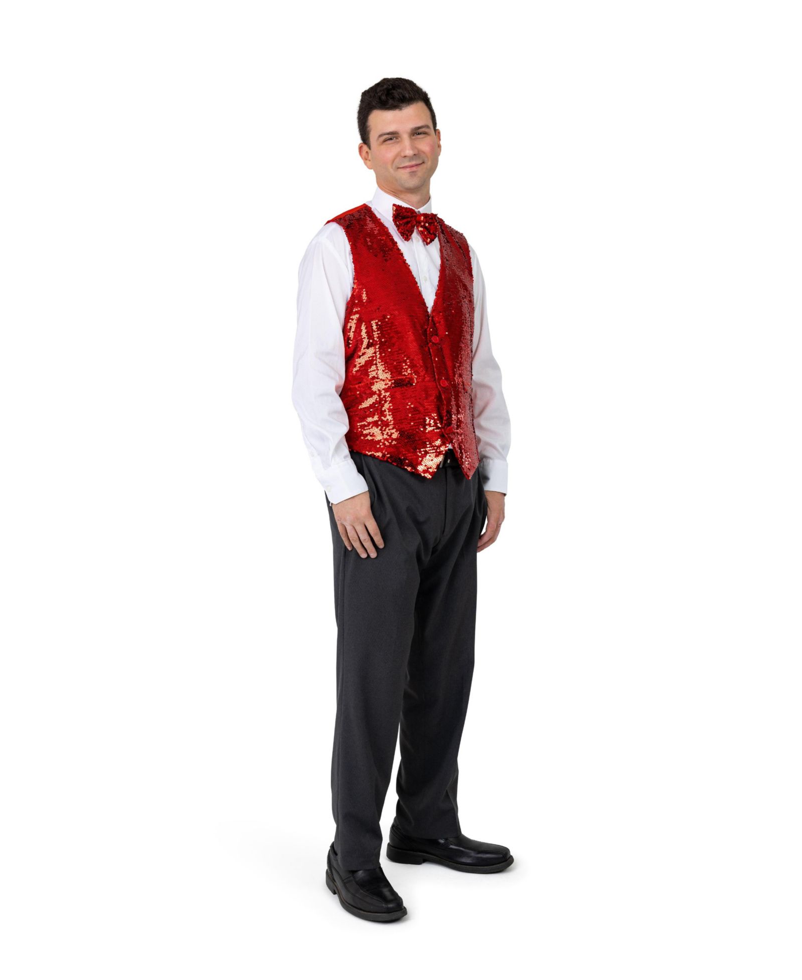 Блестящий жилет Dress Up America с бабочкой для взрослых