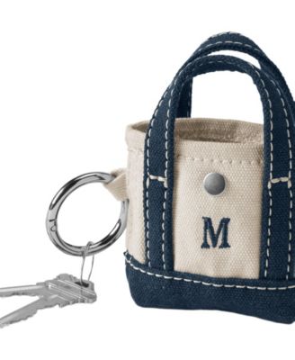 Lands' End сумка тоут из микроканваса, буква M, без монограммы