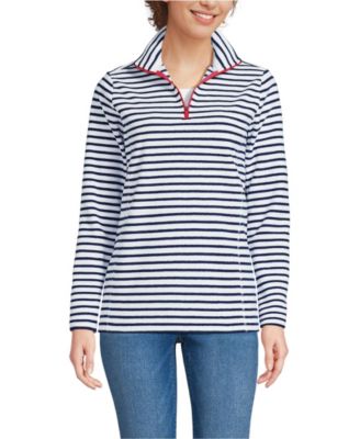 Женский флисовый джемпер Lands' End Tall Anyweather Quarter Zip
