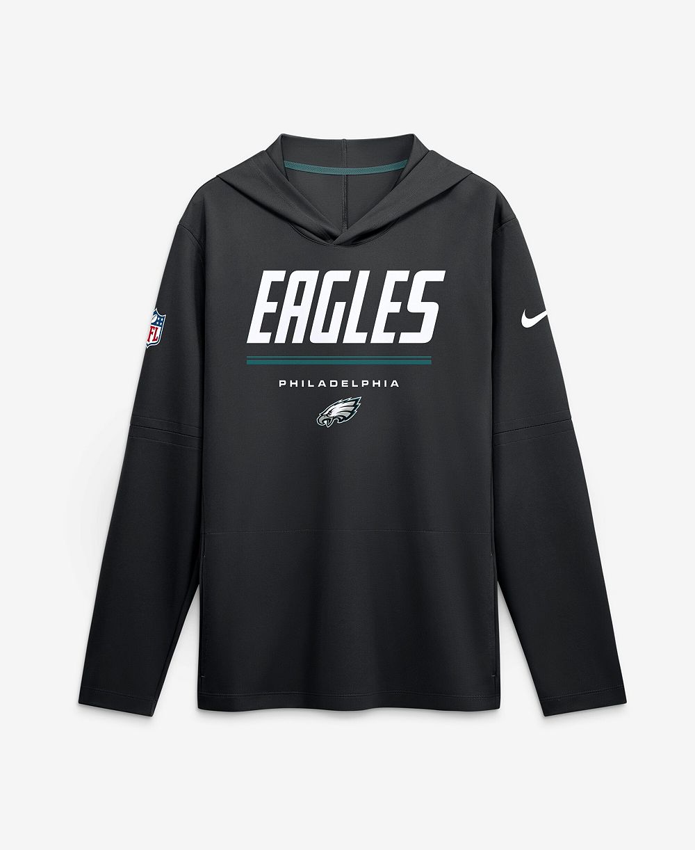 Nike Мужское черное худи Philadelphia Eagles Dri-FIT
