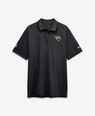 Nike Men's Black Jacksonville Jaguars Sideline Powerful Blocking Dri-FIT Tour Polo Shirt