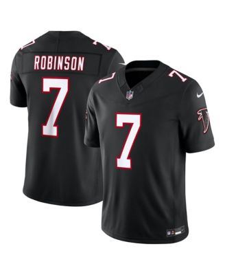 Мужская джерси Nike Bijan Robinson Black Atlanta Falcons Alternate Throwback Vapor F.U.S.E. Stitched Limited