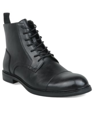 Alfani Men's Lace-Up Cap-Toe Boots