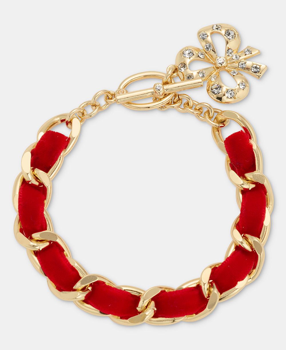 Браслет Holiday Lane Red Ribbon Chain Toggle