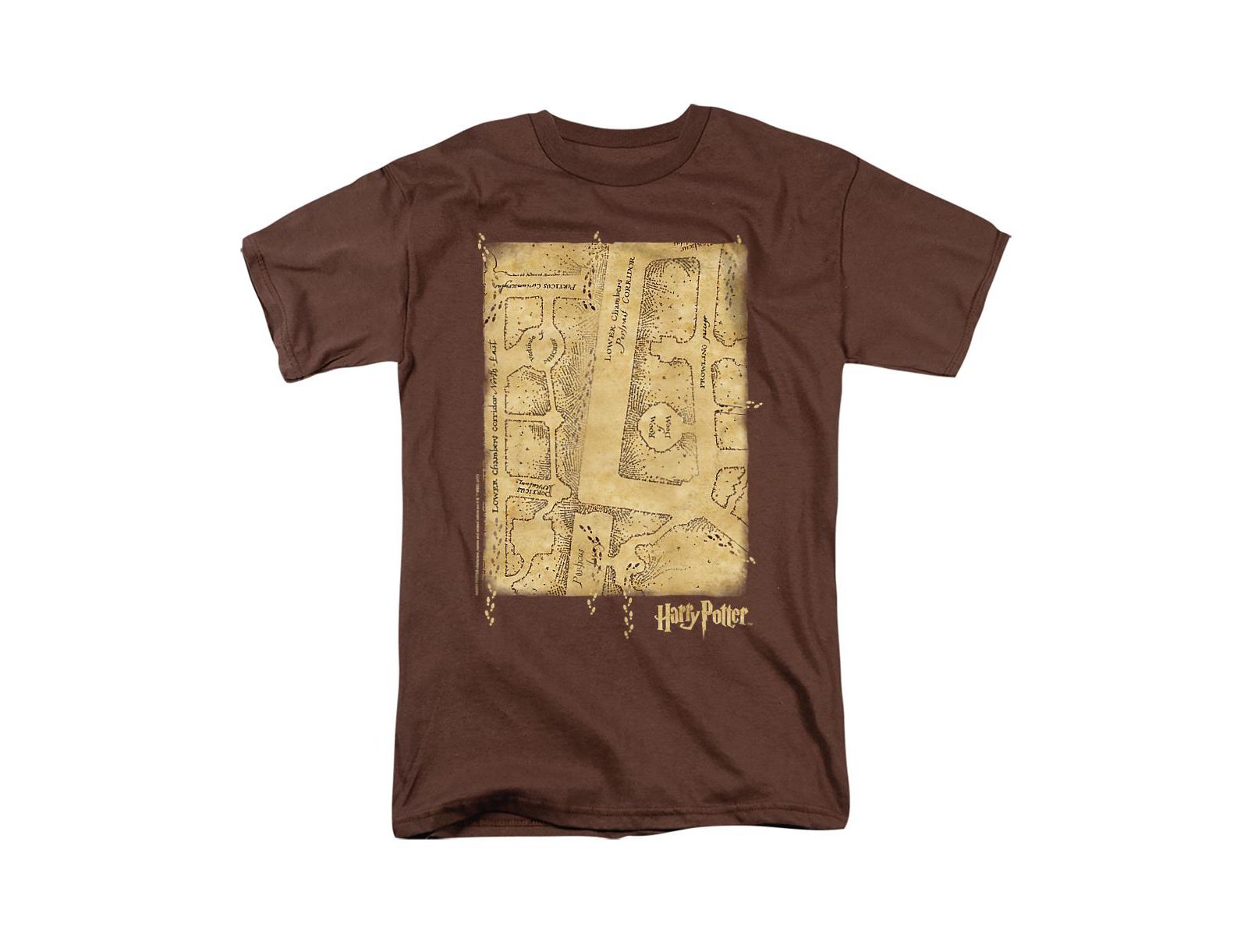 Мужская футболка Harry Potter Marauders Map Interior