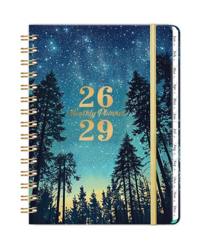 GNUADZ 2026-2029 Monthly Planner 3 Year Tabs Pocket