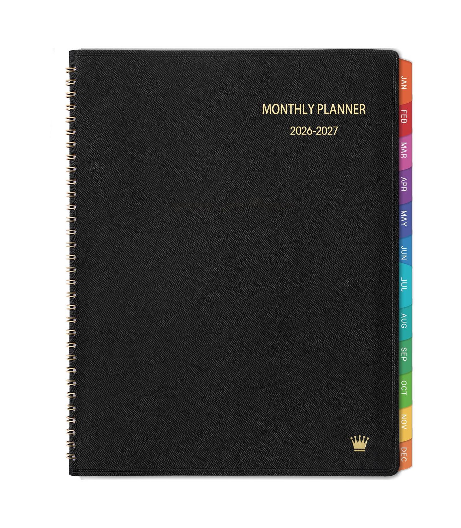 GNUADZ Monthly Planner 2026-2027 18 Month July 2026-Dec 2027 Tabs Pocket Twin-wire