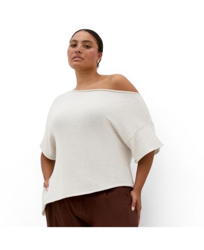 Топ CITY CHIC Women's One Shoulder Knit Top