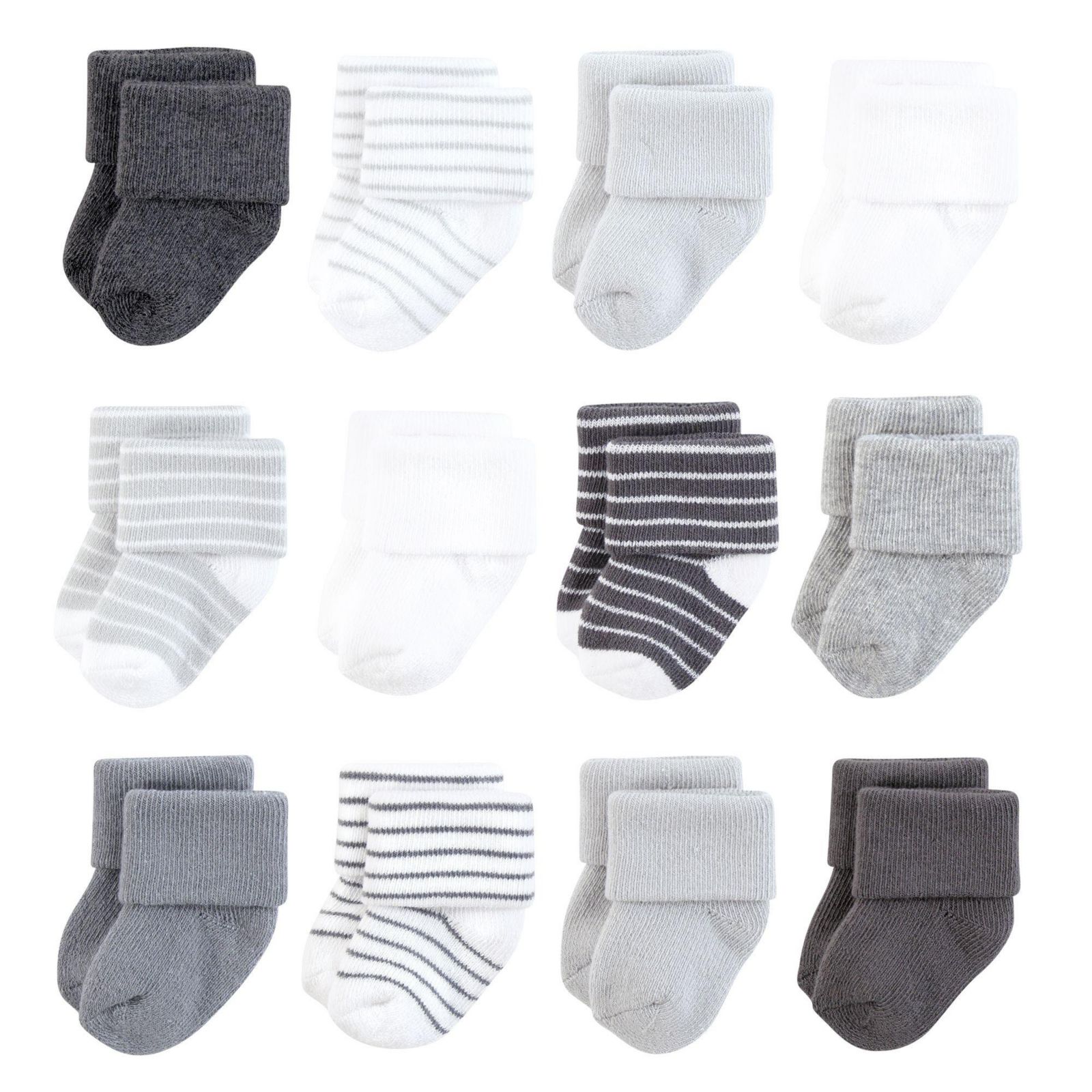 Носки Hudson Baby Infant Baby Cotton Rich Newborn and Terry 12-Pack