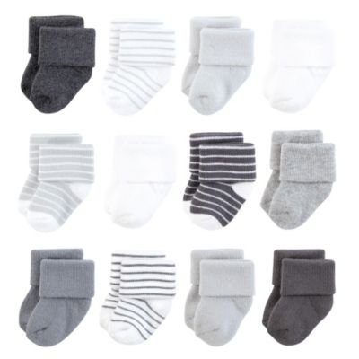 Носки Hudson Baby Infant Baby Cotton Rich Newborn and Terry 12-Pack