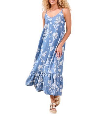TRIBAL Women's Maxi Dress with Ruffle Hem