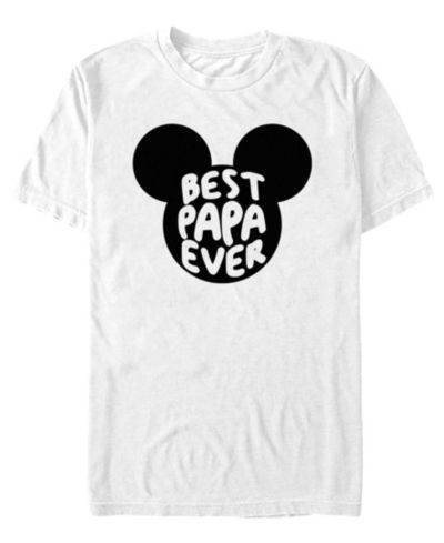 Fifth Sun Men's Best Papa Ever Mouse Short-Sleeve T-Shirt