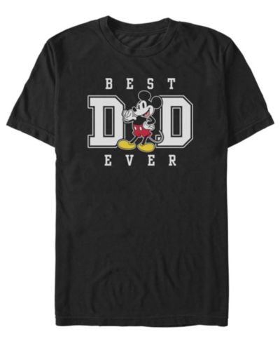 Fifth Sun Men's Mickey Best Dad Ever Short-Sleeve T-Shirt