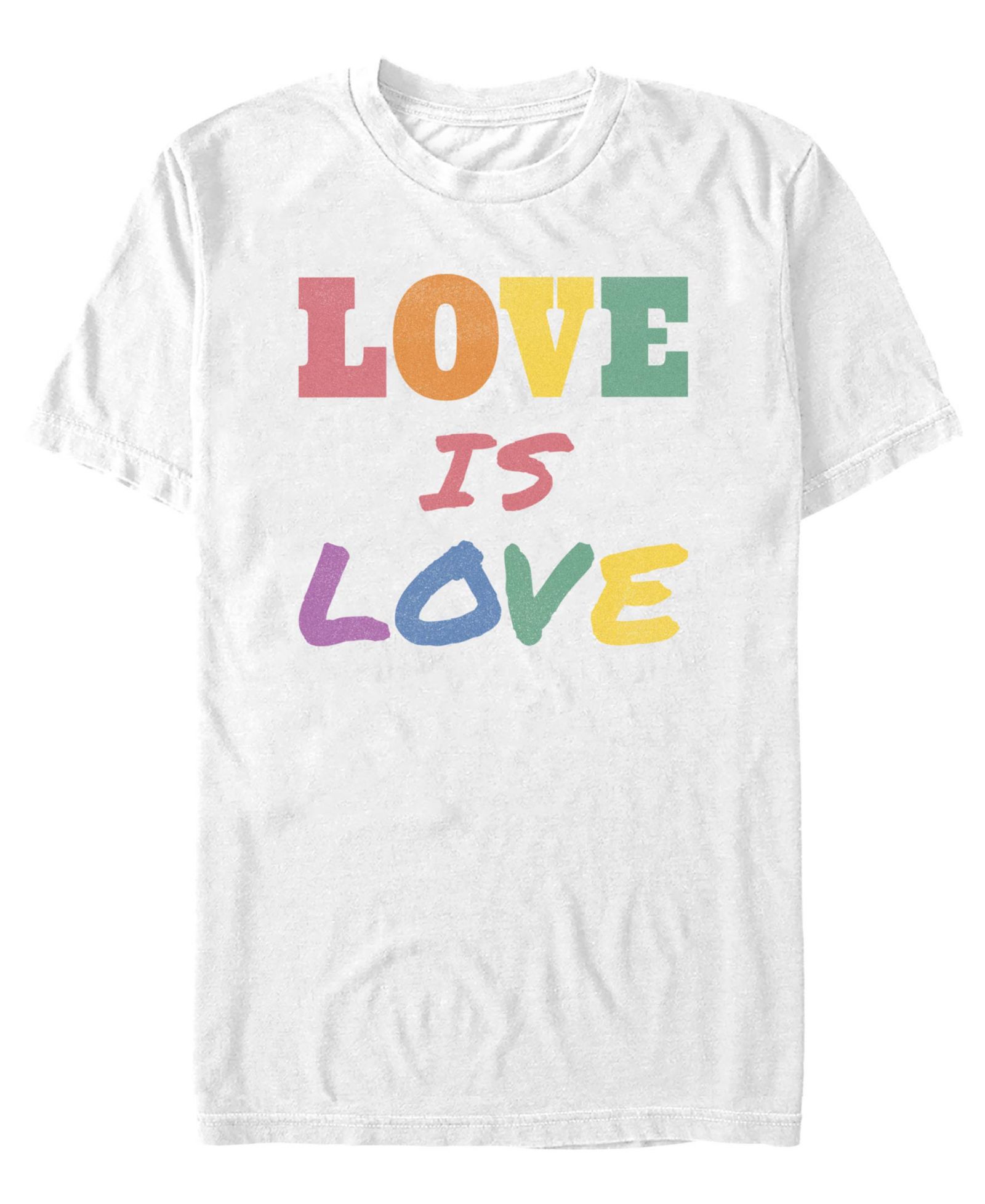 Design By Humans Men's Love Is Love Short-Sleeve T-Shirt