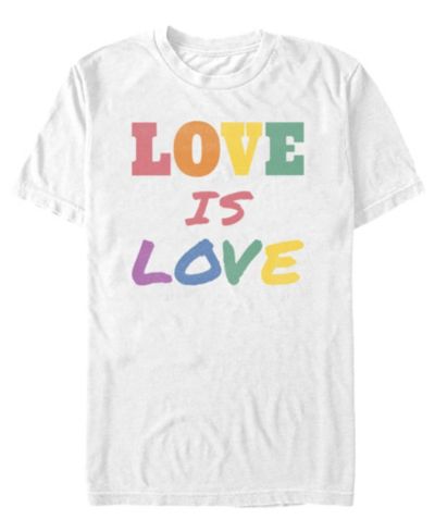 Мужская футболка Design By Humans Love Is Love с коротким рукавом
