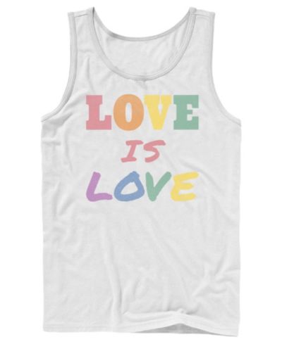 Design By Humans Men's Love Is Love Sleeveless Tank Top