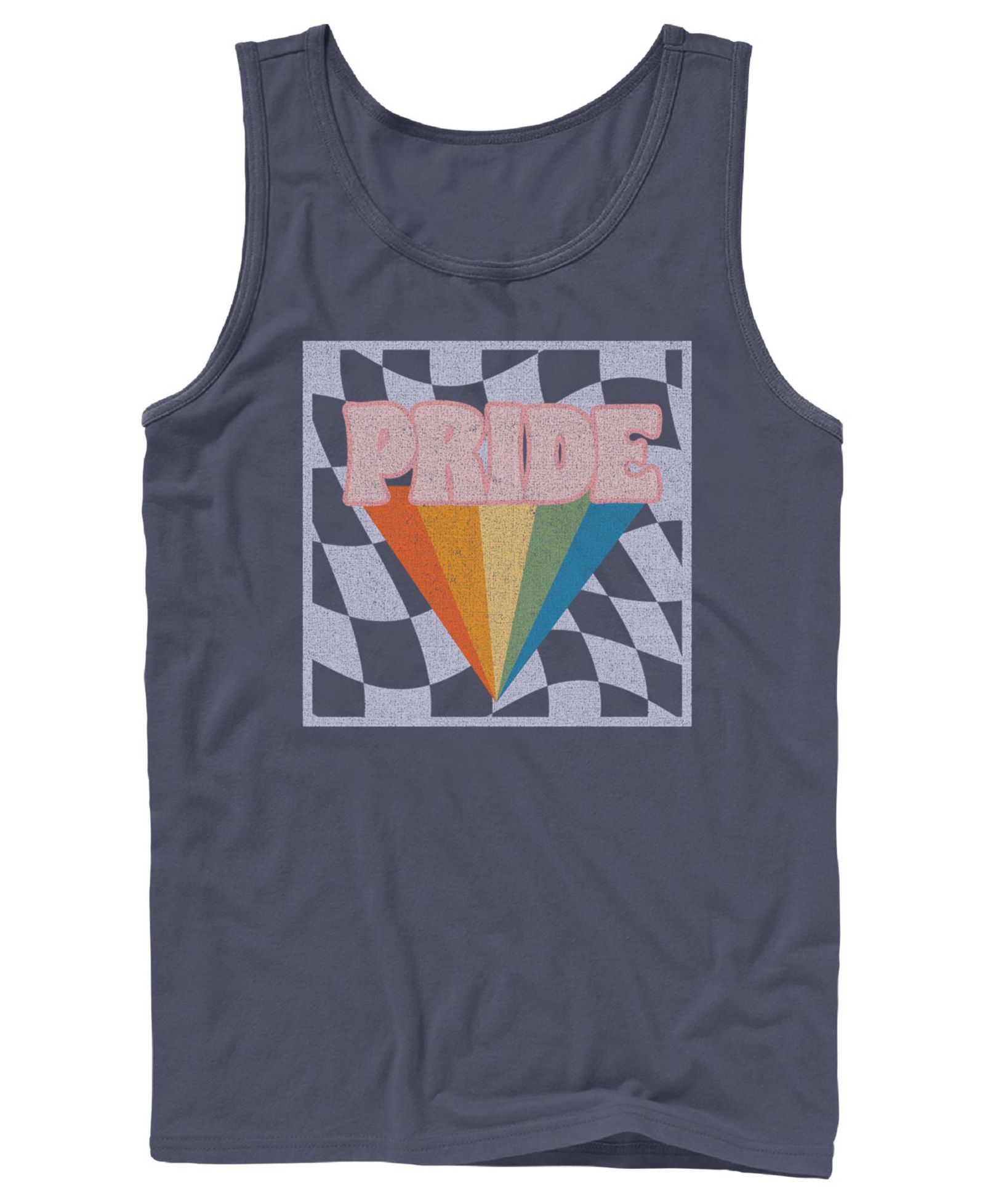 Design By Humans Men's Pride Checkers Sleeveless Tank Top