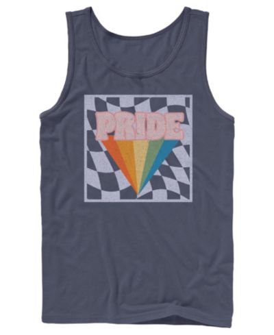 Design By Humans Men's Pride Checkers Sleeveless Tank Top