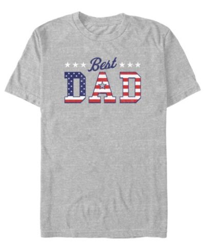 Fifth Sun Мужская футболка Best Dad American Flag Short-Sleeve