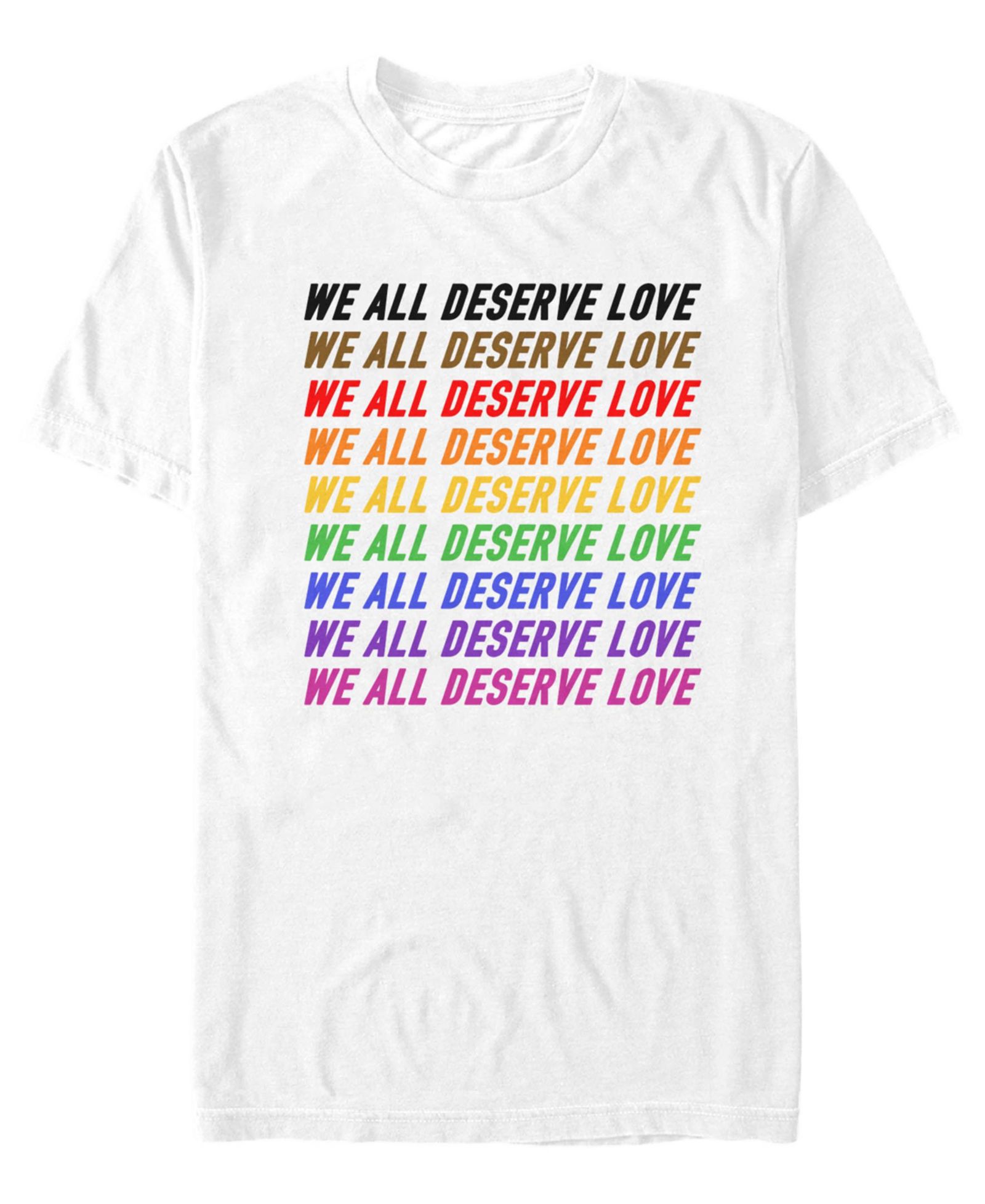 Design By Humans Men's Deserve Love Short-Sleeve T-Shirt