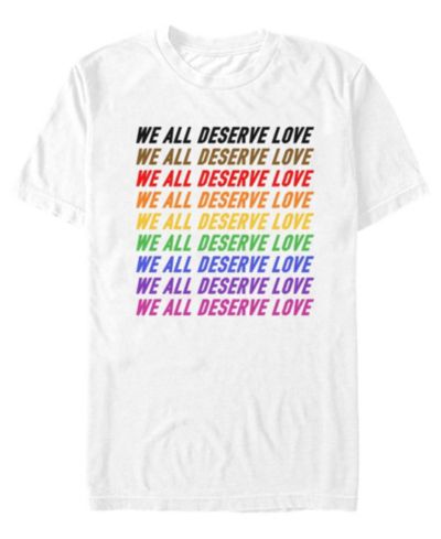 Мужская футболка Design By Humans Deserve Love Short-Sleeve