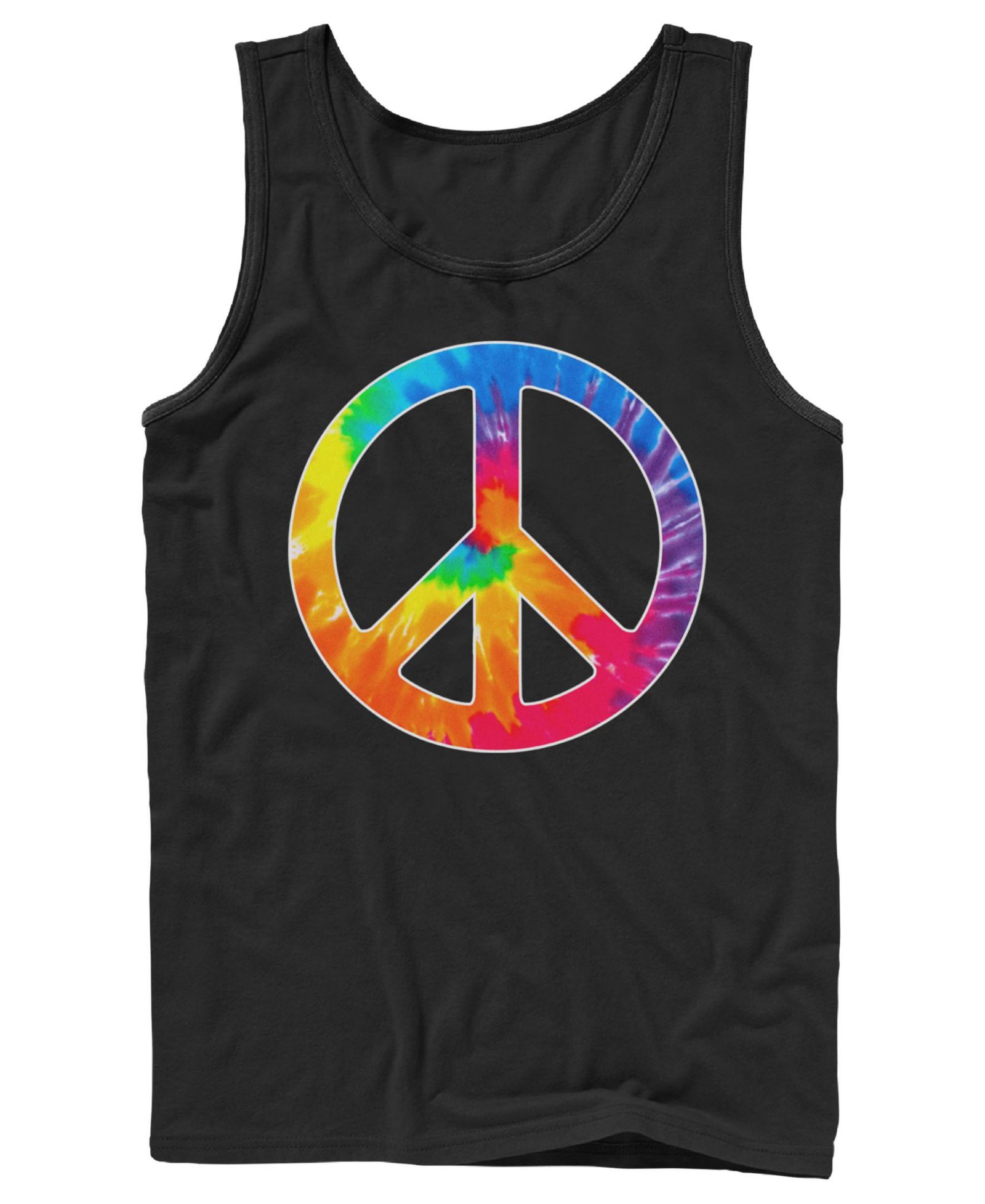Мужская майка без рукавов Tie Dye Peace от Design By Humans