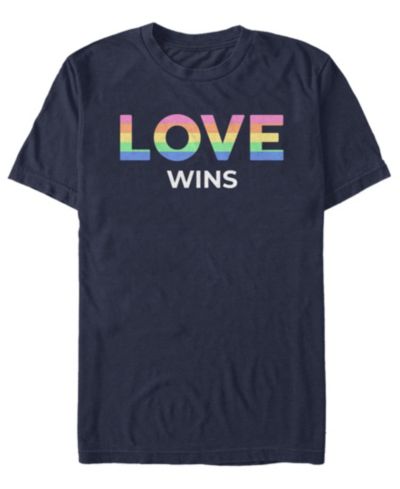 Мужская футболка Design By Humans Love Wins с коротким рукавом