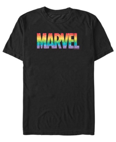 Design By Humans Мужская футболка с коротким рукавом Multiple Rainbows