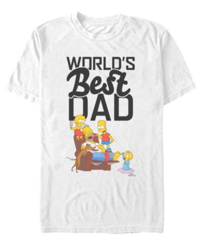 Fifth Sun Мужская футболка с коротким рукавом World's Best Dad