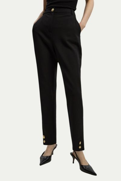 Karen Millen Women's Military Straight Leg Trousers