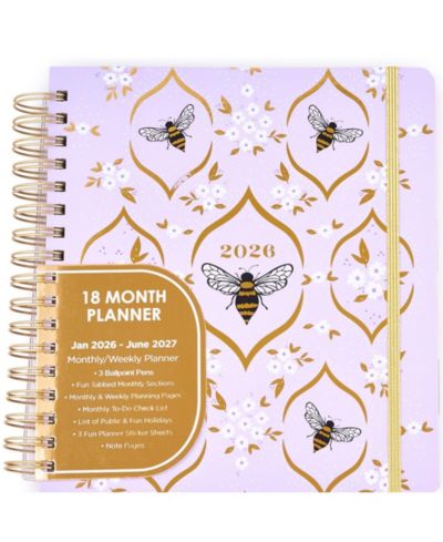 GNUADZ Planner 2026-2027 Hardcover Organizer