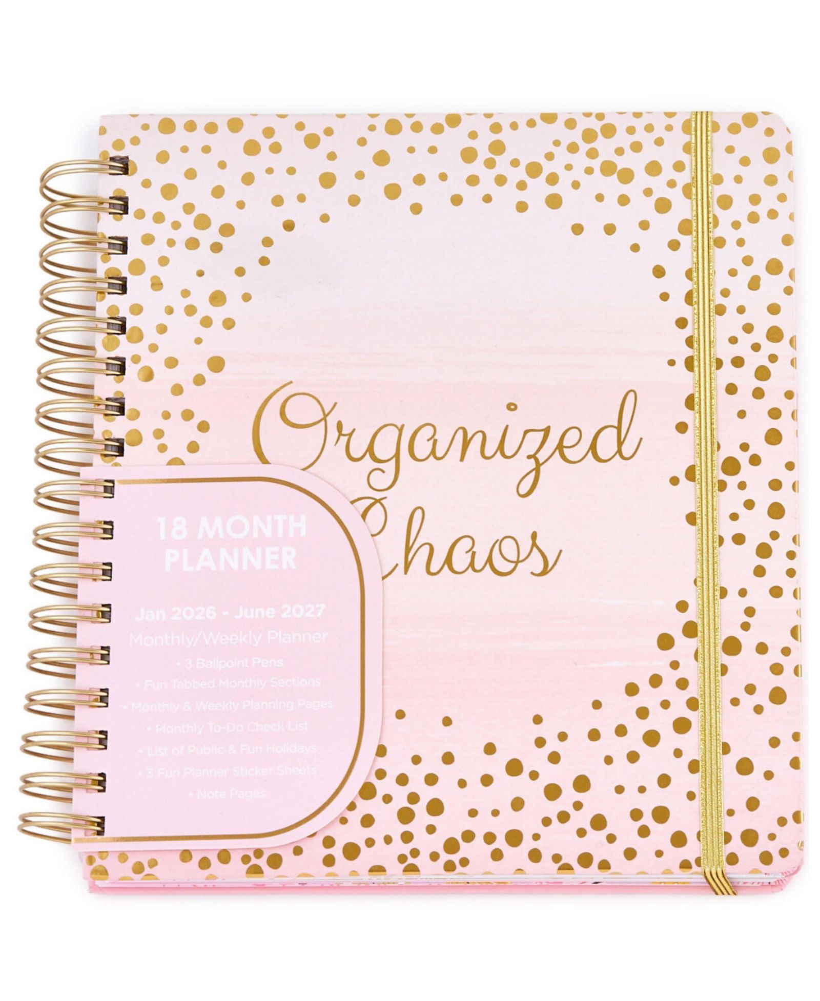 GNUADZ Planner 2026-2027 Hardcover Organizer