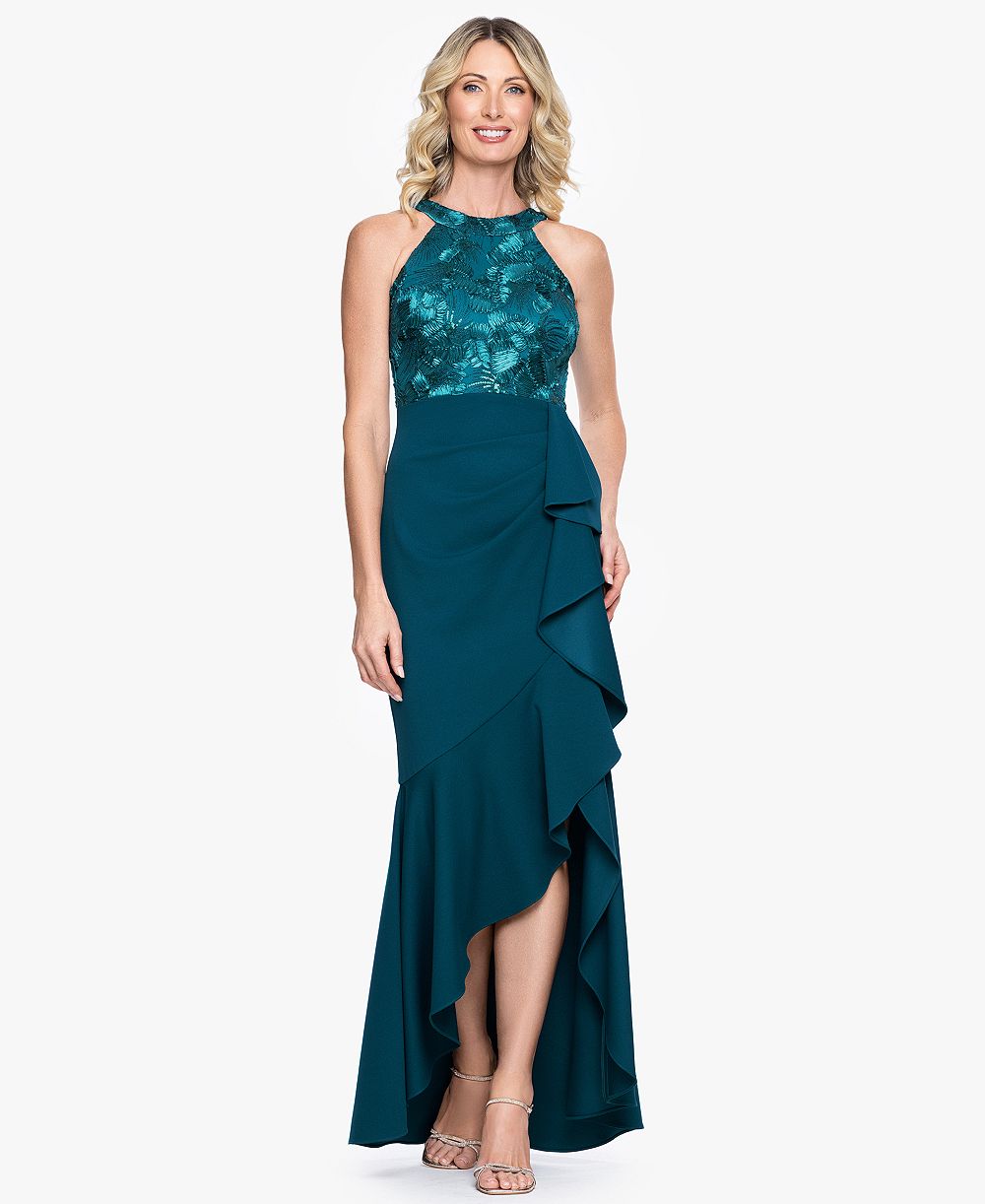 Betsy & Adam Женское вечернее платье Mermaid Lace
