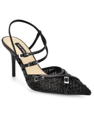 Женские туфли-лодочки Nine West Pertee Embellished Strappy Stiletto