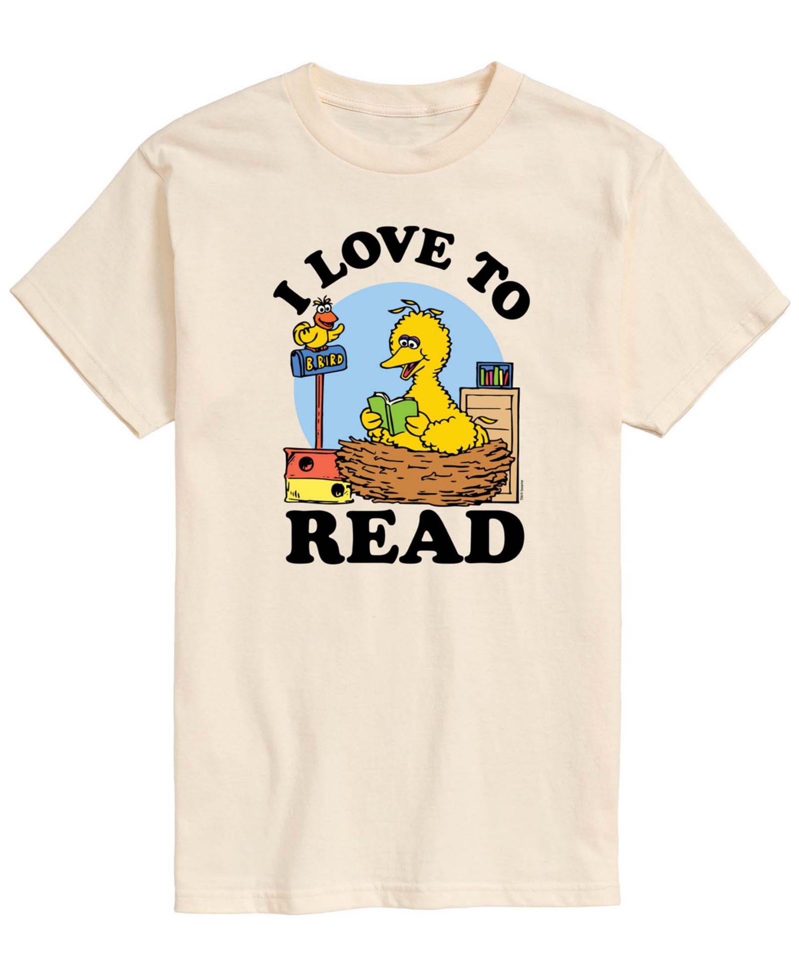 AIRWAVES Men's Sesame Street Love To Read Short-Sleeve Graphic T-Shirt