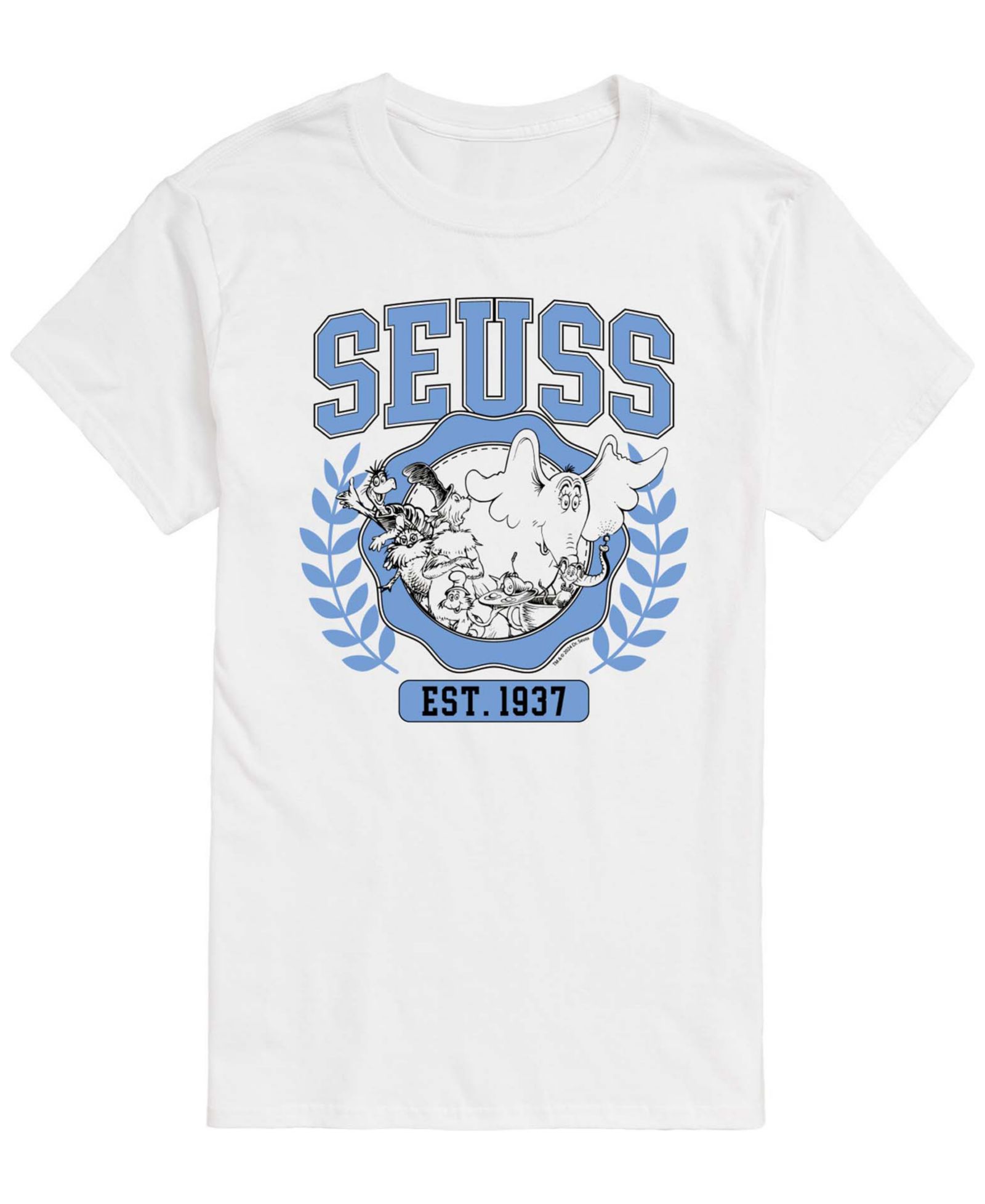Мужская футболка AIRWAVES Dr. Seuss Collegiate Short-Sleeve Graphic