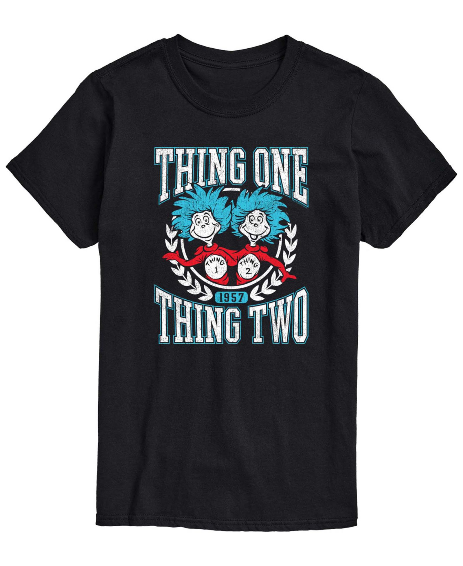 Мужская футболка AIRWAVES Dr. Seuss Things Collegiate Short-Sleeve Graphic