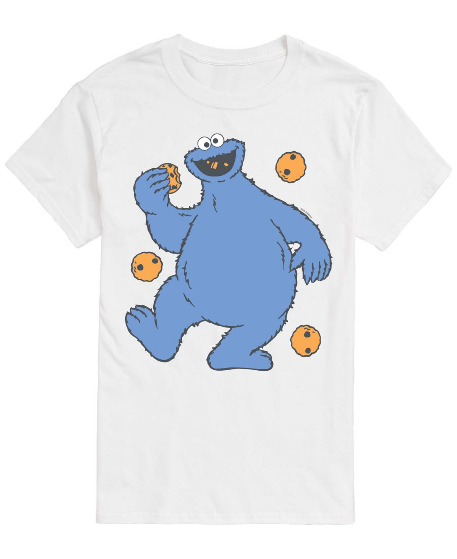 Мужская футболка AIRWAVES Sesame Street Cookie Monster с коротким рукавом