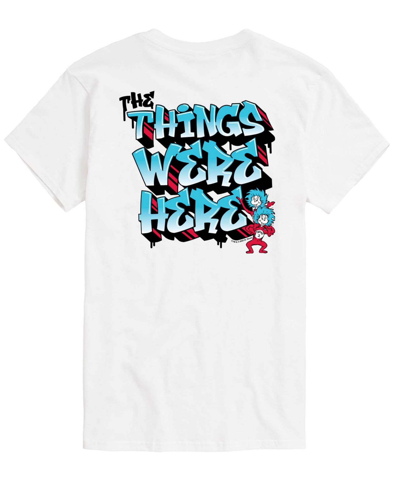 AIRWAVES Мужская футболка с принтом Dr. Seuss Things Were Here