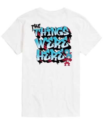 AIRWAVES Мужская футболка с принтом Dr. Seuss Things Were Here