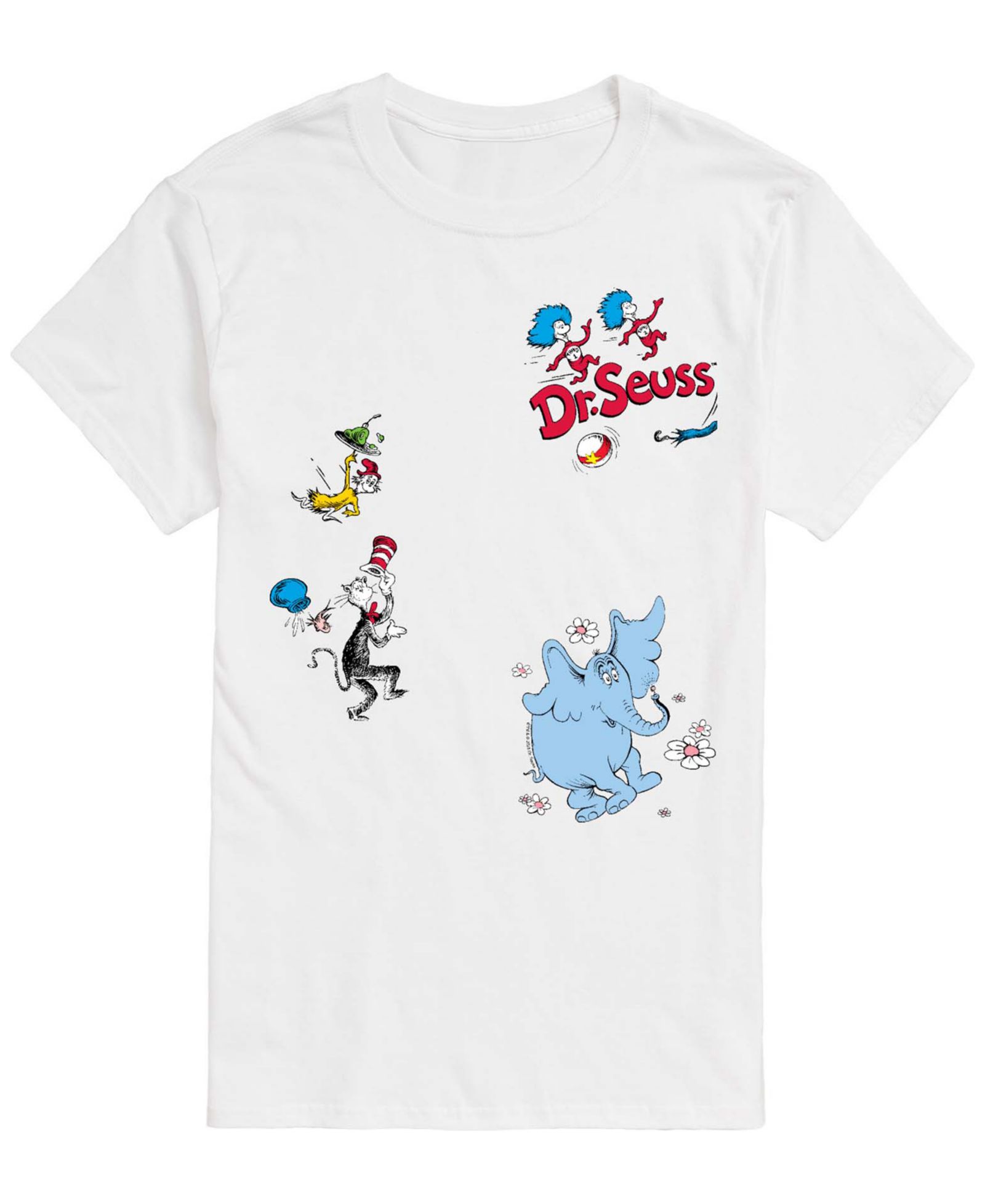 AIRWAVES Мужская футболка с принтом Dr. Seuss Cat In The Hat