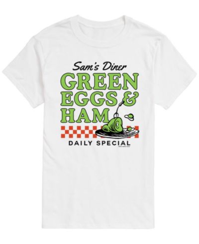 AIRWAVES Мужская футболка с принтом Dr. Seuss Green Eggs Ham Diner
